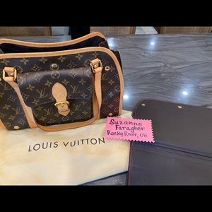 Rare Louis Vuitton Baxter Dog carrier.